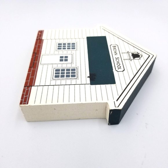 Cat's Meow Village Brown School 1991 Ohio Amish Series - Picture 6 of 8